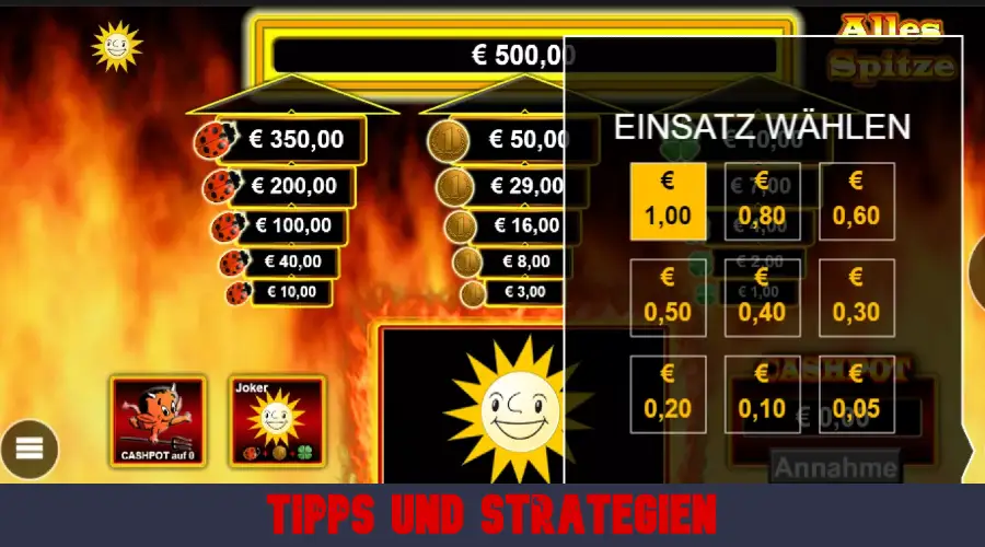Tipps und Strategien für Alles Spitze